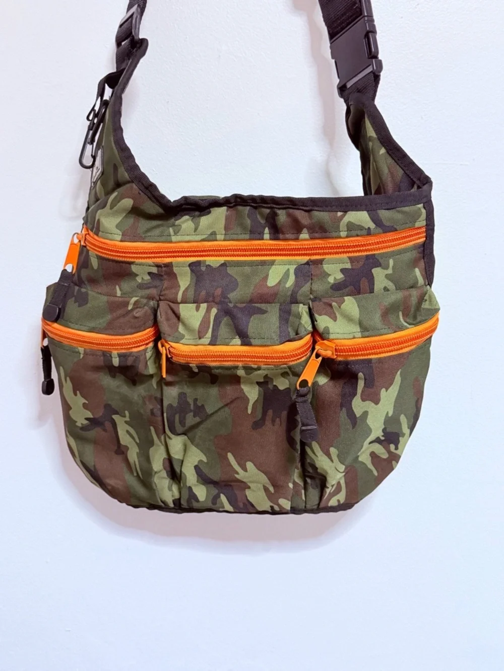 Diaper Dude Camo Dads Men Unisex Crossbody Messenger Multi-Pocket Diaper Bag